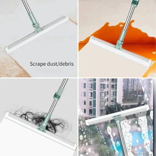 Zapdrop – 2 in 1 Versatile Cleaner | Adjustable Silicon Blade | 180° Rotating Head