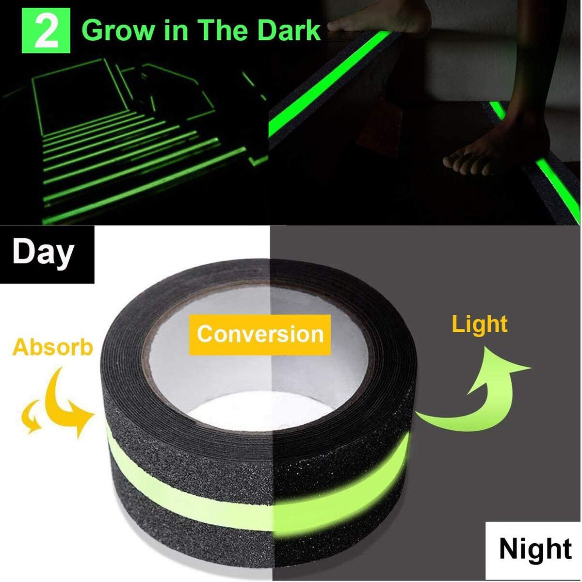 Zapdrop Anti Slip Glow Tape